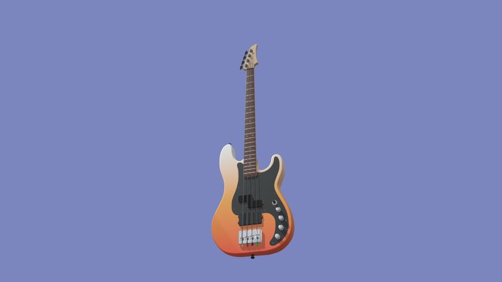 3d Precision Bass Guitar Set