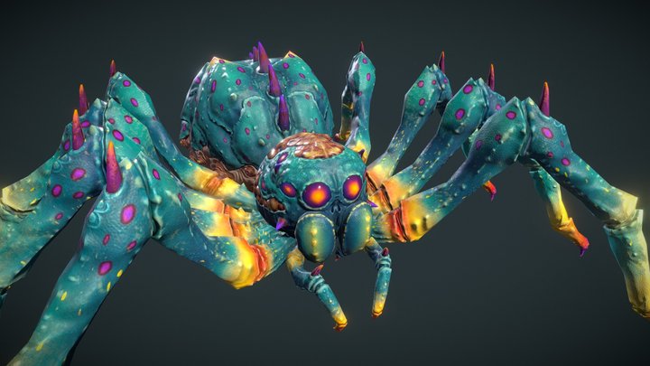 Jumping-spider 3D models - Sketchfab