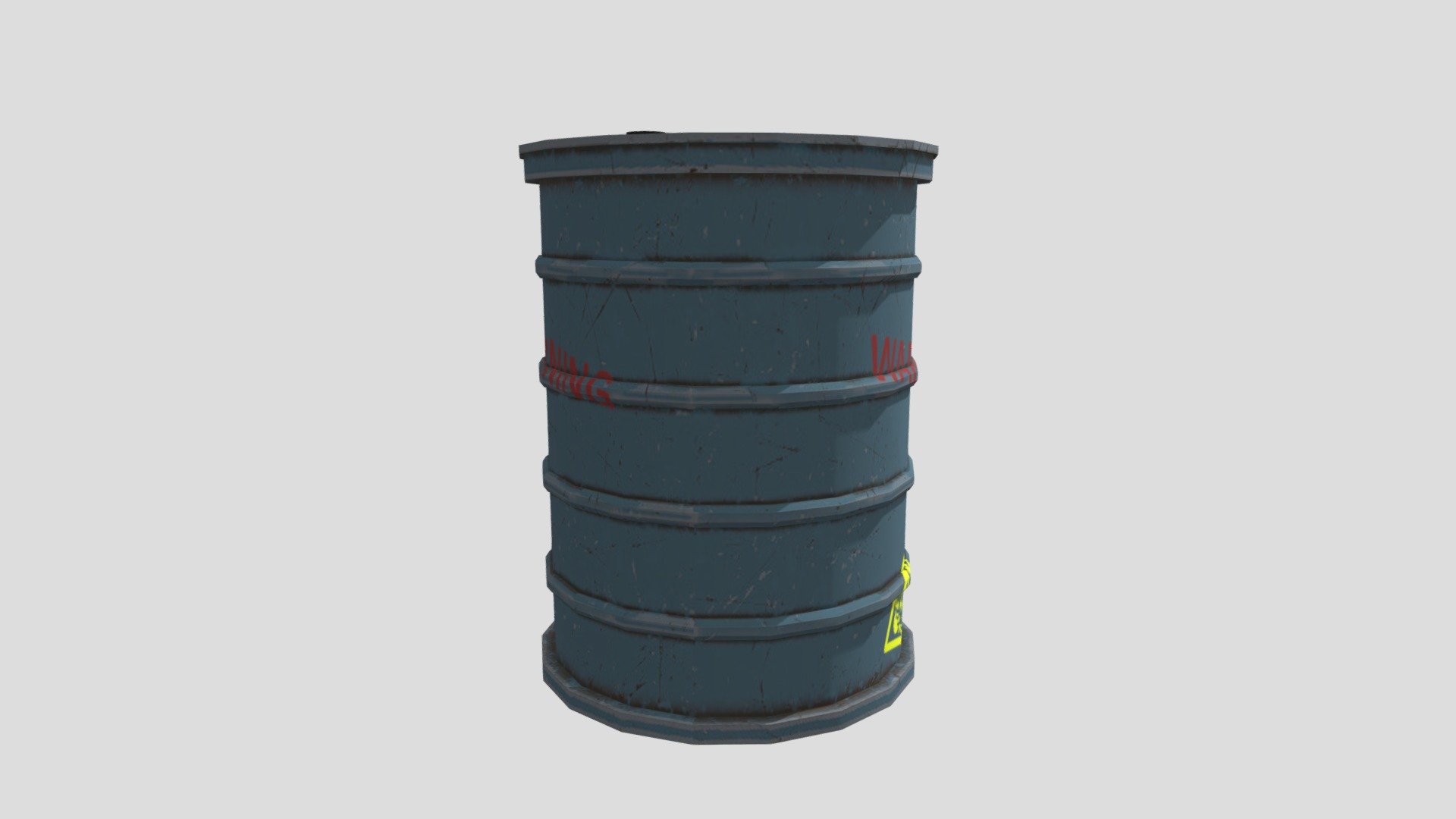 Blue Metal Drum