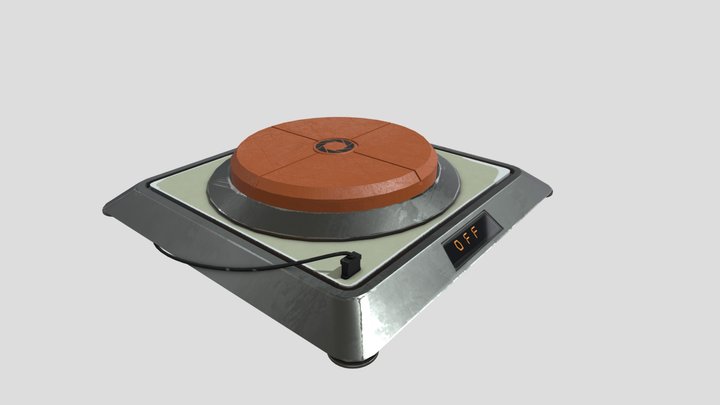 Fstop Portal Button 3D Model