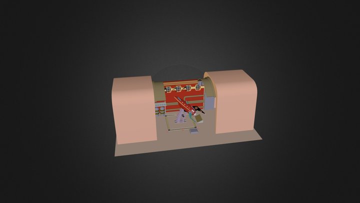 Futurama Planet express interior 3D Model