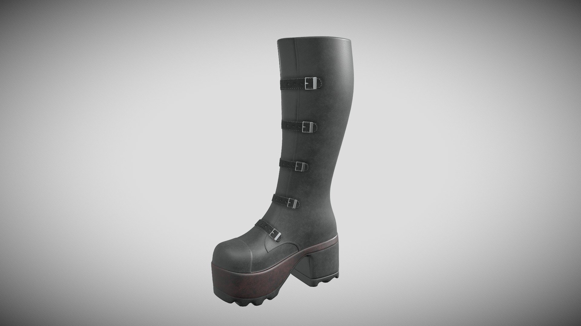 Leather Boots - Buy Royalty Free 3D model by Hakaan [5ab513a ...