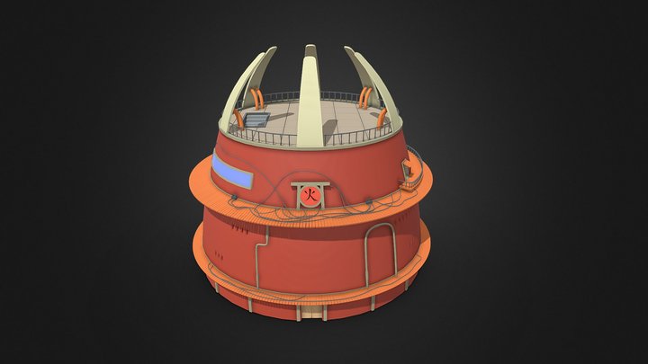 Hokage Mansion 3D Model