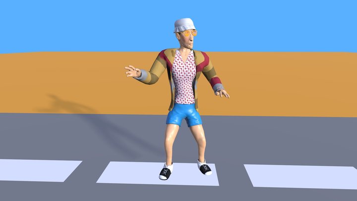 Raoul Duke 3D Model