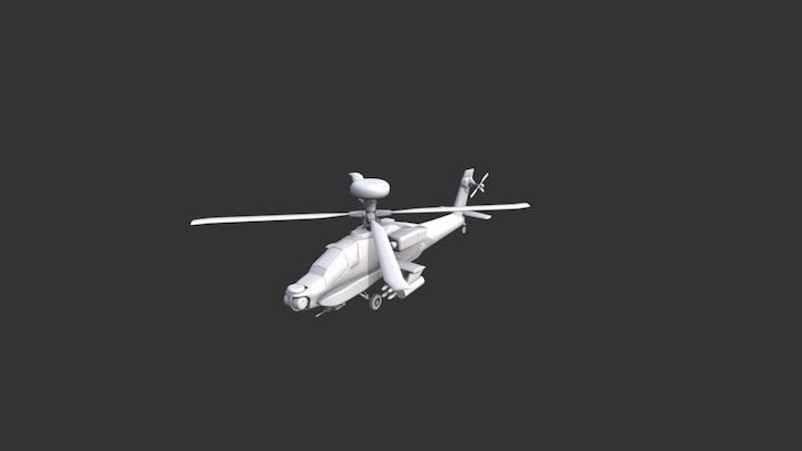 AH-64 3D Model