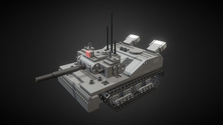 LEGO Tank 3D Model