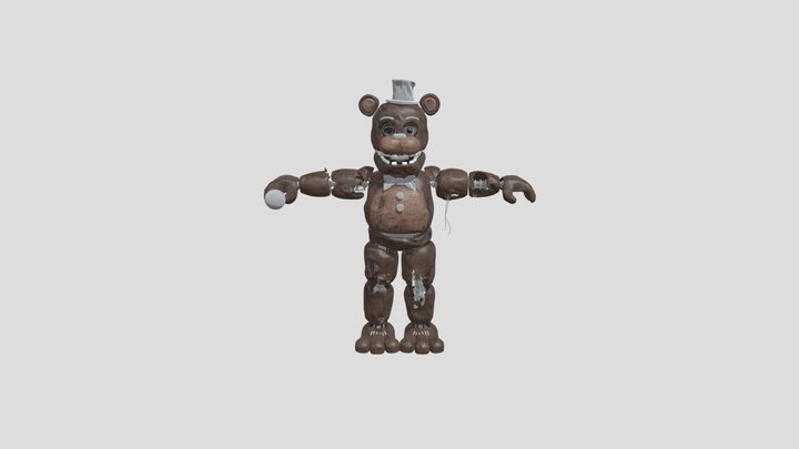 Improved Withered Freddy Download 3D Model