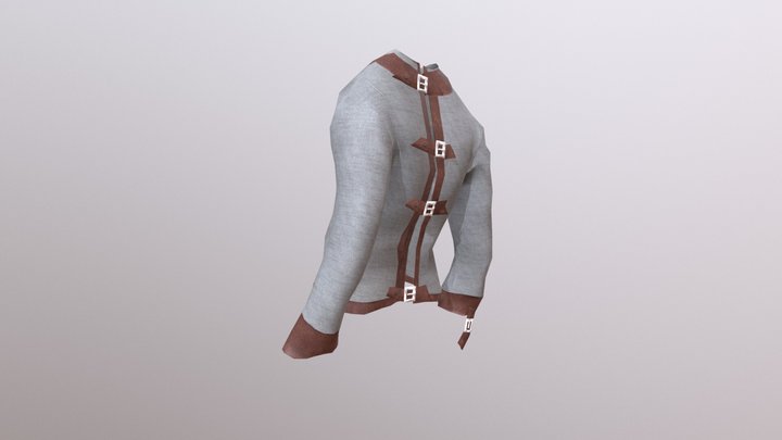 Camisole Hangging - Low Poly 3D Model