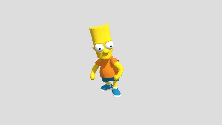 Bart Simpson 3D Model