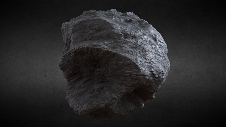 Moonstone Asteroid [Type-1] 3D Model
