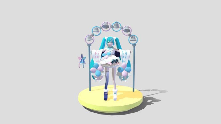 miku 3D Model