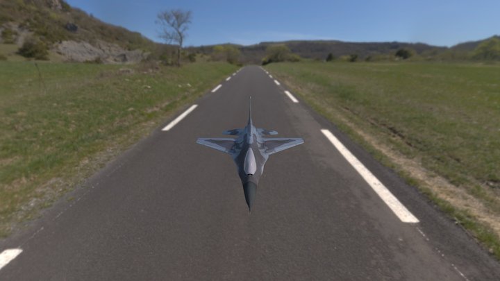 F16 3D Model