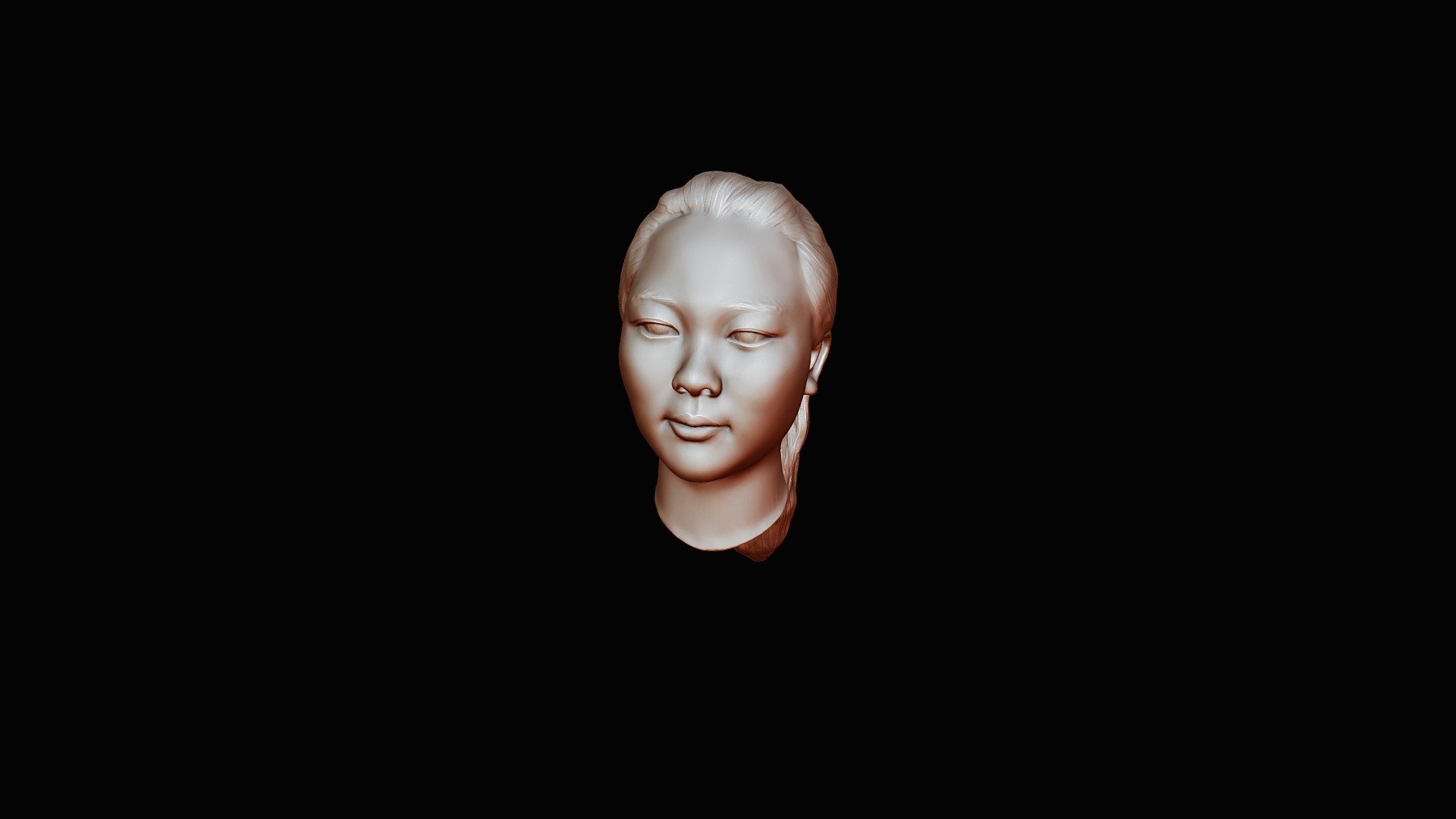 Girl Head 3d Model By Thunk3d Scanner [5abe971] Sketchfab