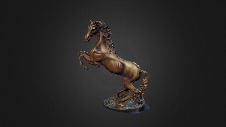 Bronze Horse 3D Model