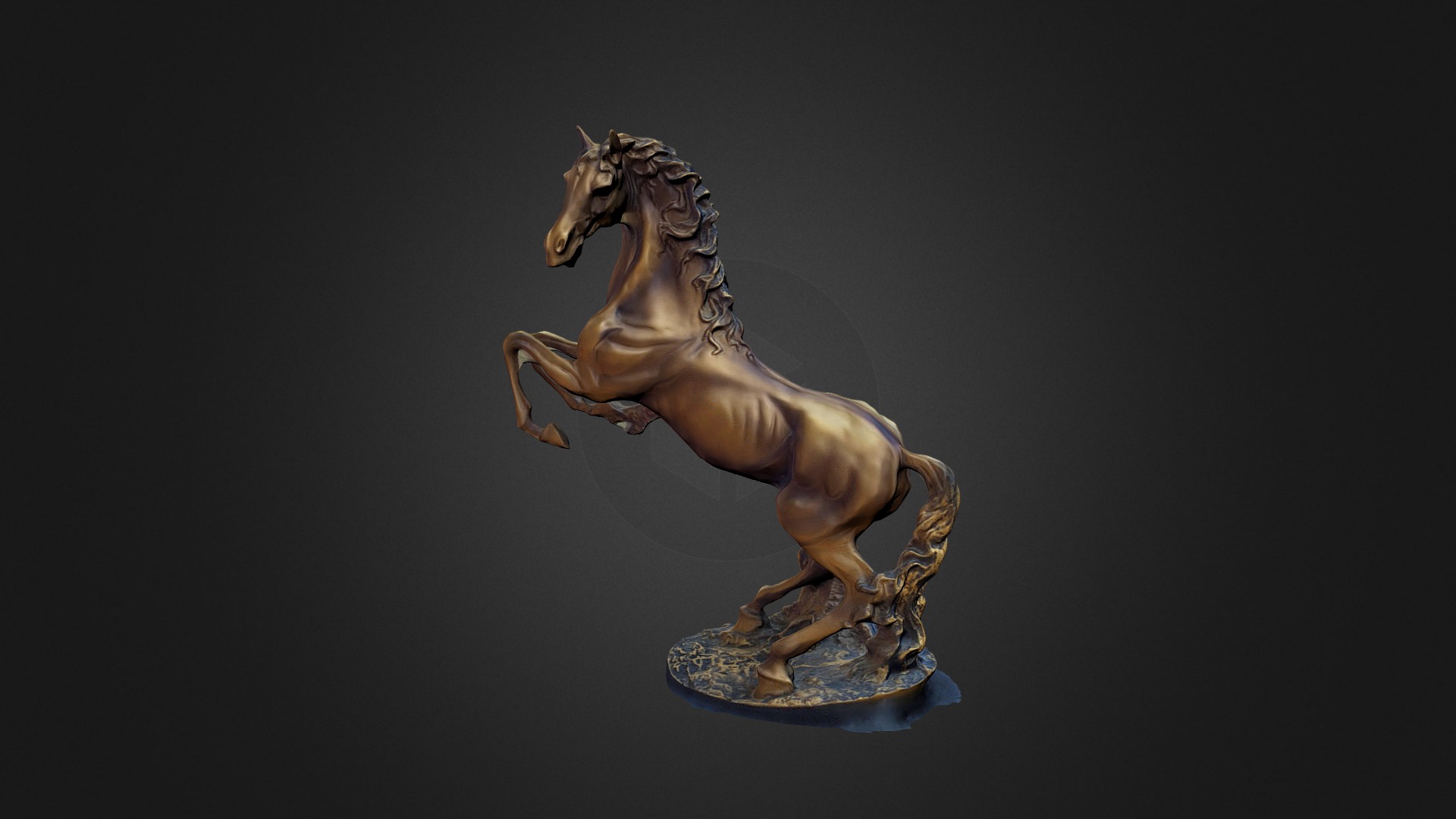Bronze Horse Download Free 3D model by Moshe Caine (moshecaine