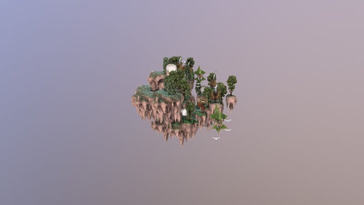 SkyCove Skyblock Spawn 3D Model