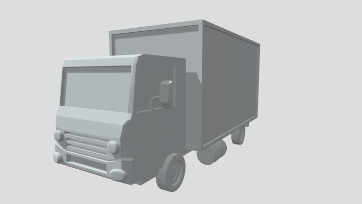 Simple Truck 3D Model