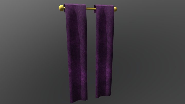 CGT 241 Final Curtains 3D Model