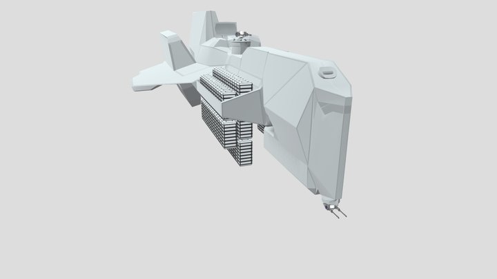 crusader class corvette (cargo) 3D Model