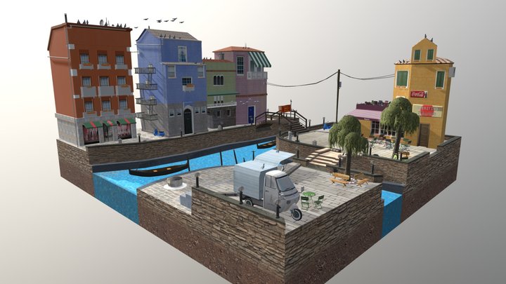 cityscene_2018-2019_venice 3D Model