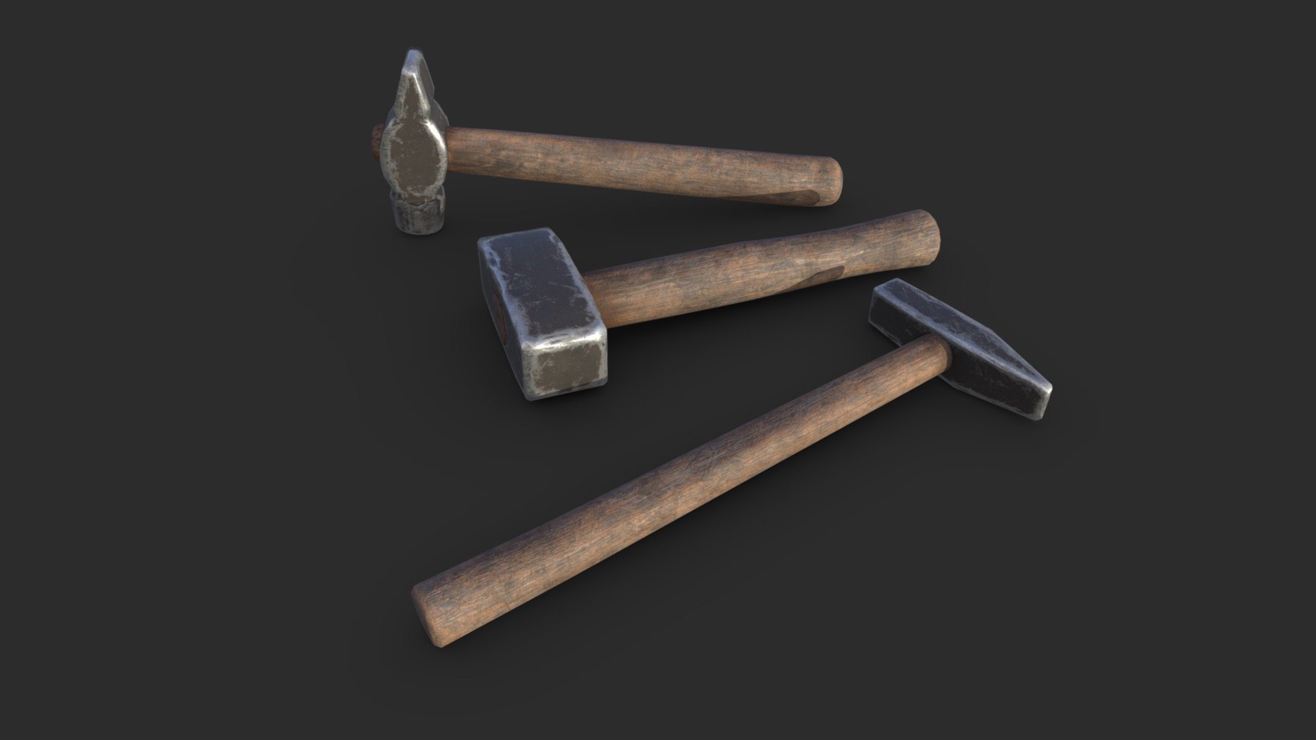 Hammers Collection - Buy Royalty Free 3D model by KangaroOz 3D ...