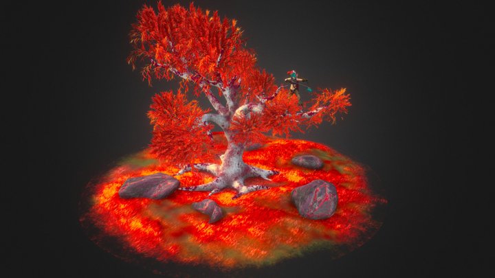 Elf in a tree 3D Model