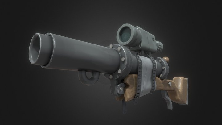 Pipe Gun | Team Fortress 2 3D Model