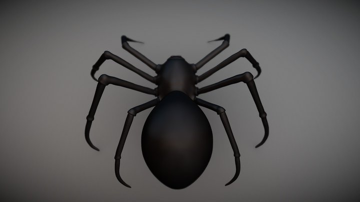 Black widow model 3D Model