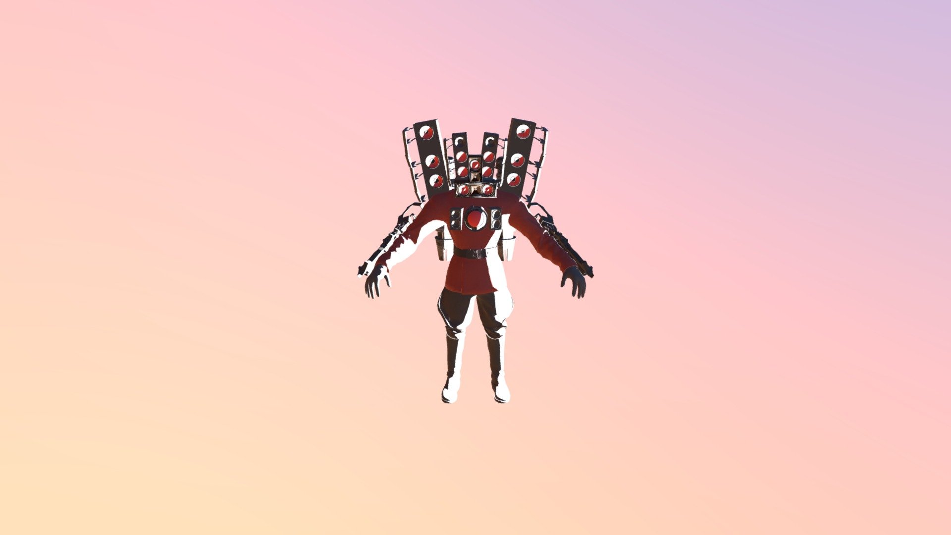 upgraded titan speaker man - Download Free 3D model by nobodyplay ...