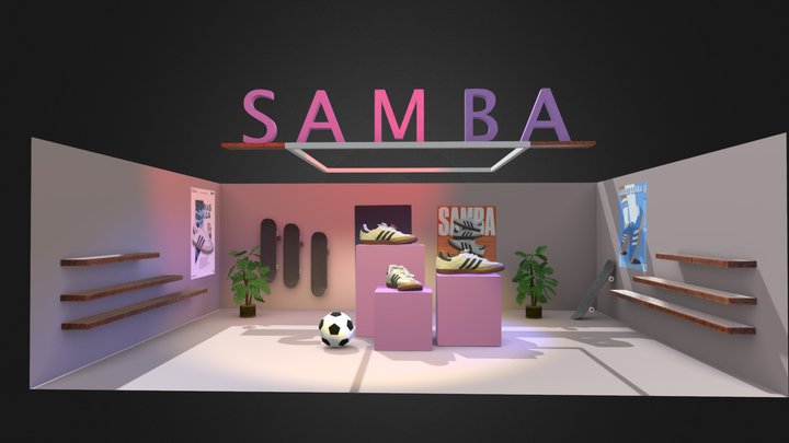 Infografia Samba 3D Model
