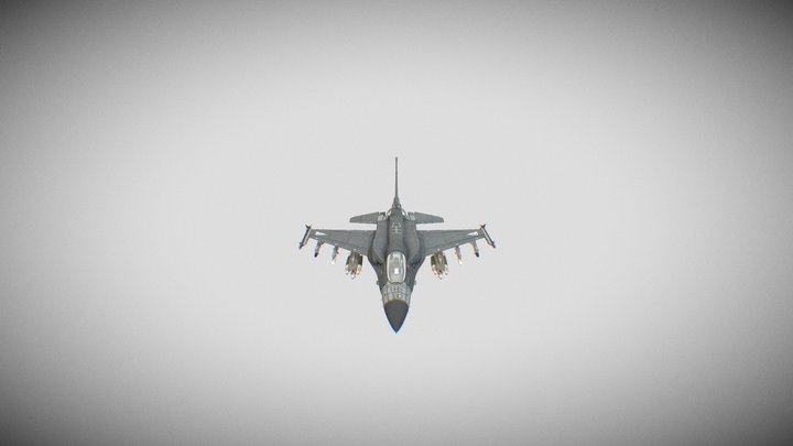 S-14 Fighter Jet (High Poly) 3D Model