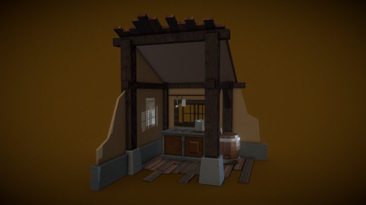 Old Kitchen 3D Model