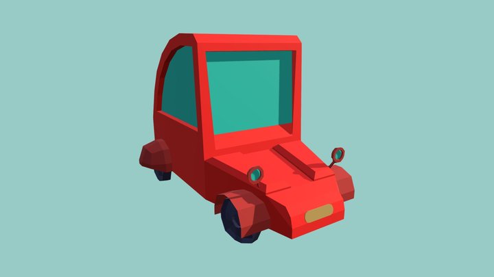 Layton's car inspired 3D Model