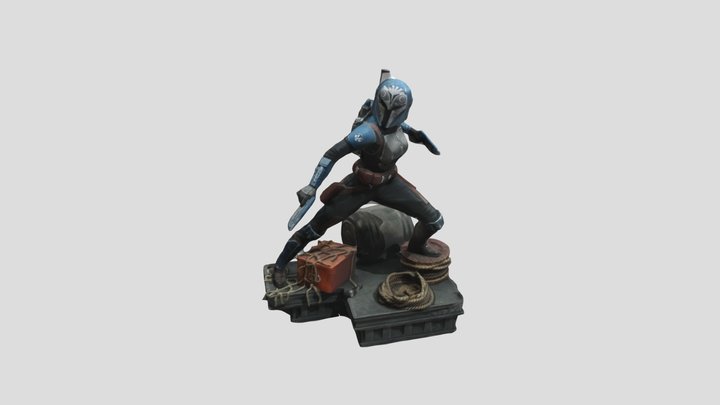 Bo- Katan Kryze - Star Wars Universe 3D Model