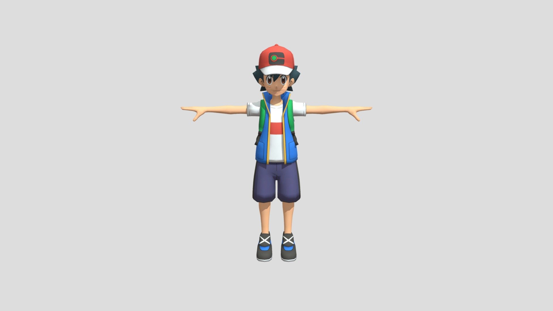 Ash Ketchum Rig. - 3D model by Gabriel Kamado (@Bielg3GetsNintendo ...