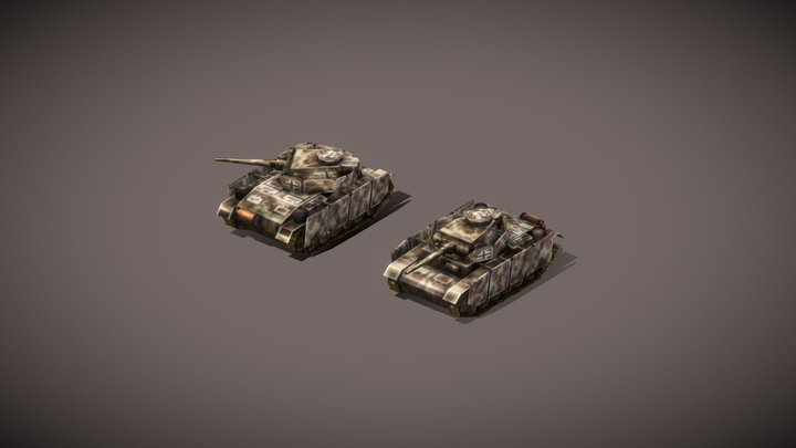 Panzer-3 3D models - Sketchfab