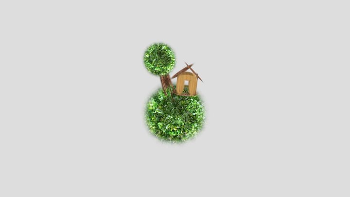 Low Quality Land 3D Model