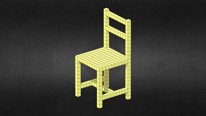 644230046 Wooden chair V2 3D Model