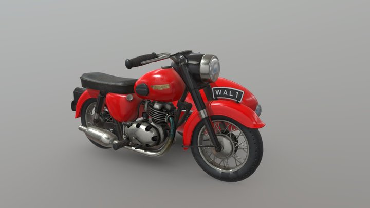 Motorcycle - 'Wallace & Gromit: The Big Fix Up' 3D Model