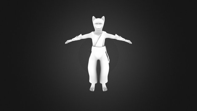 wolf character 3D Model