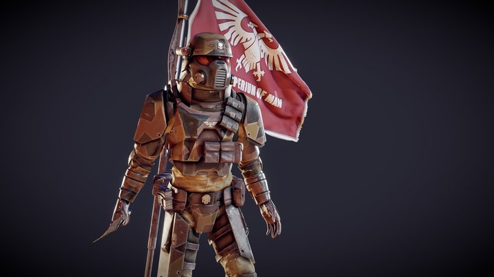 Imperial Guard 3D Model
