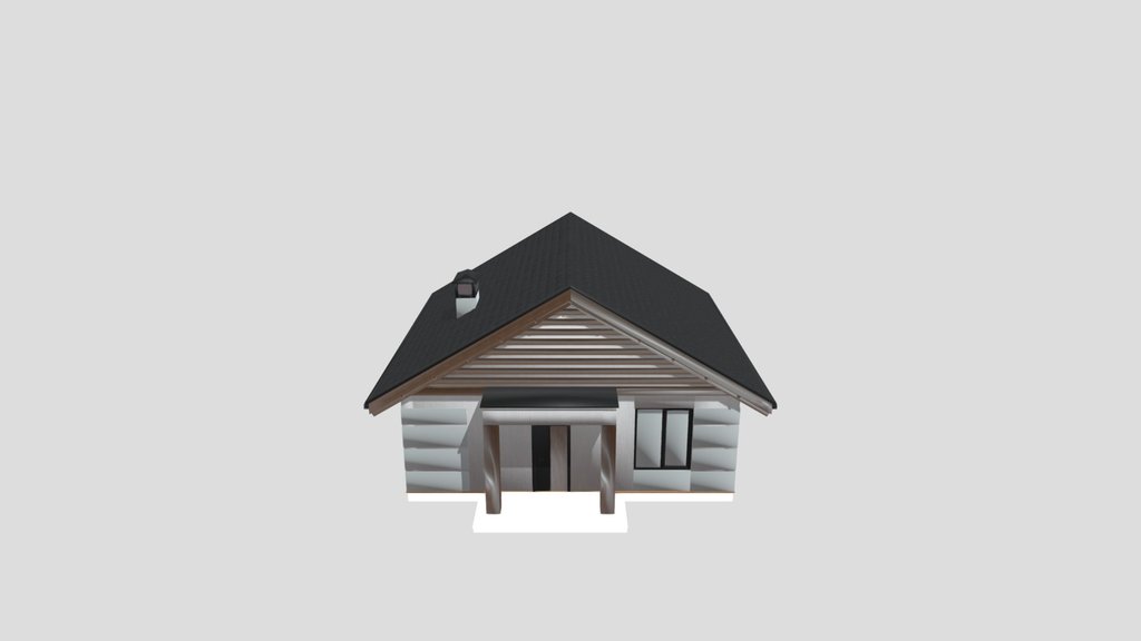 Single Story Wooden House