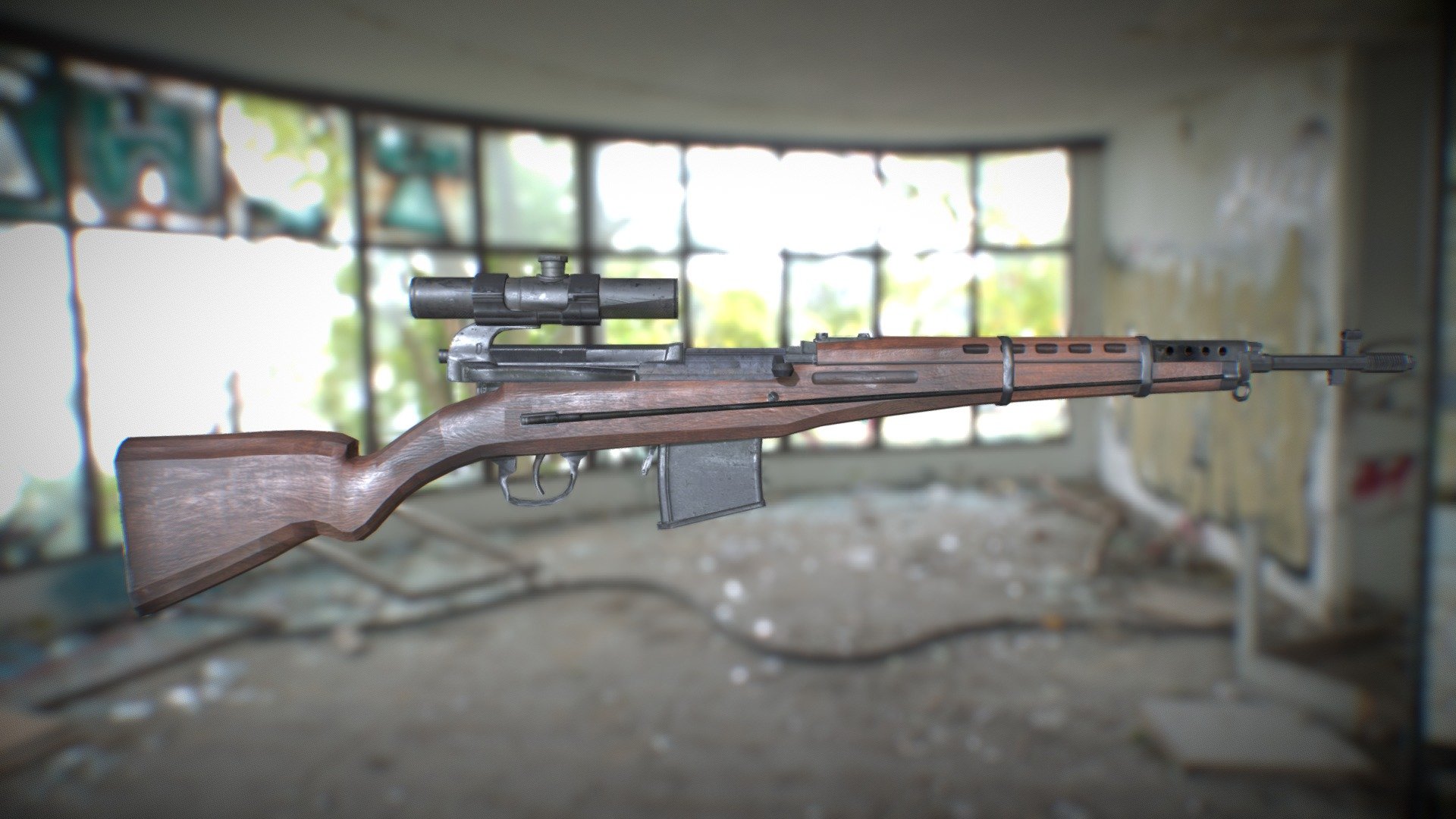 Sniper rifle(SVT-38)