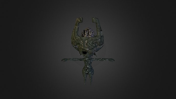 Legend Of Zelda Twilight Princess - Midna Imp 3D Model
