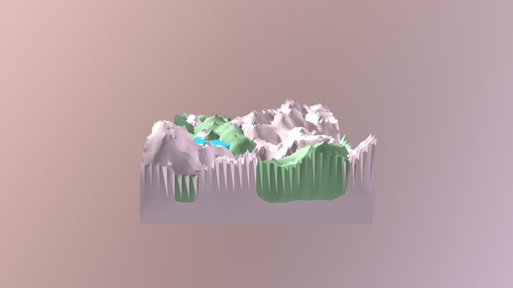 Tundra Map 3D Model