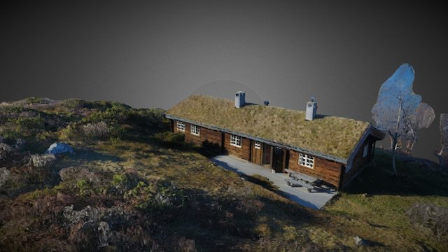 Cabin in Verpestolen, Norway 3D Model