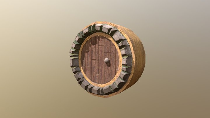 Rabbit Repair - Large External Door 3D Model