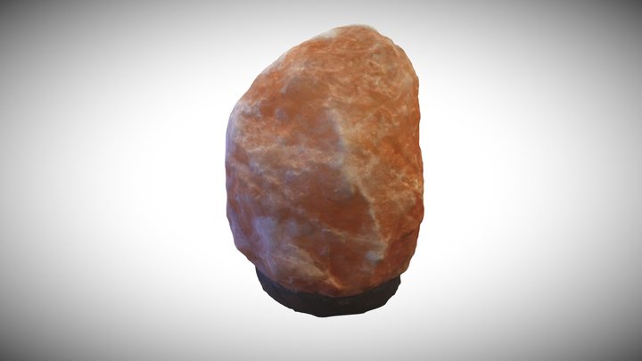 Salt stone Lamp from Bornholm 3D Model