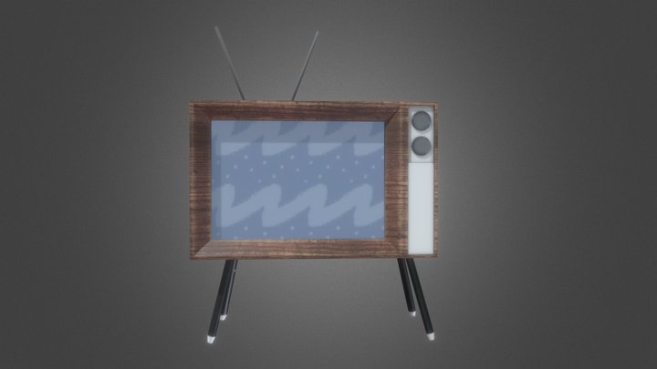 Box TV 3D Model