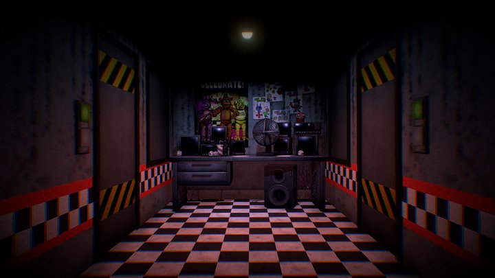 Fnaf 1 Map For Blender - Download Free 3D model by Spinofan10